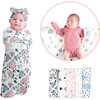 Snugababe Swaddle, Floral - Swaddles - 3