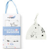 Snugababe Bundle, Black and White Stars - Swaddles - 1 - thumbnail