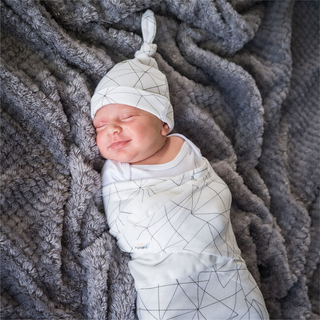 Snugababe Bundle, Black and White Geometric - Swaddles - 2