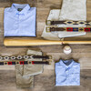 Mens Americano Polo Belt, Red, Navy, & Wheat - Belts - 6