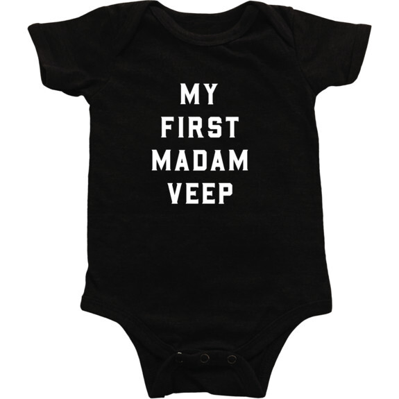 My First Madam Veep Bodysuit, Black - Onesies - 1