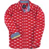 Mako Sharks Shirt Long Sleeve, Red - Shirts - 1 - thumbnail