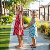 Mako Sharks Shift Dress, Red - Dresses - 3