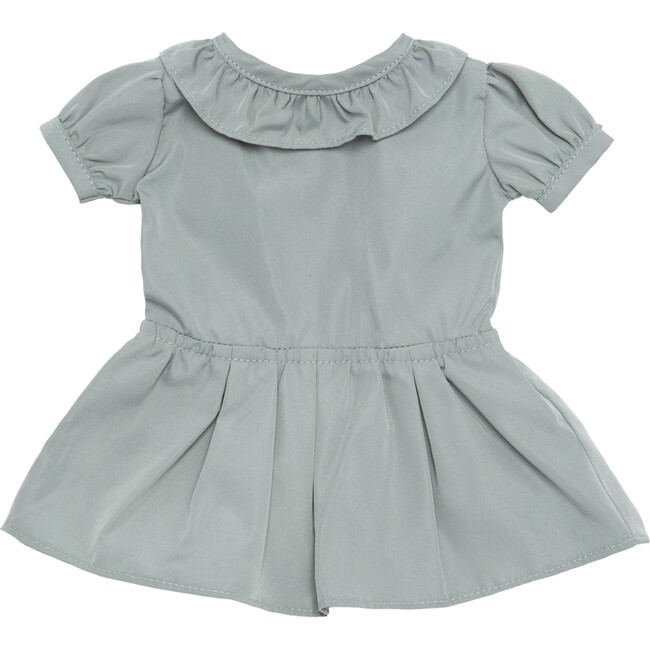Blake Taffeta Doll Dress with Back Bow, Slate Blue - Doll Accessories - 1