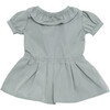 Blake Taffeta Doll Dress with Back Bow, Slate Blue - Doll Accessories - 1 - thumbnail
