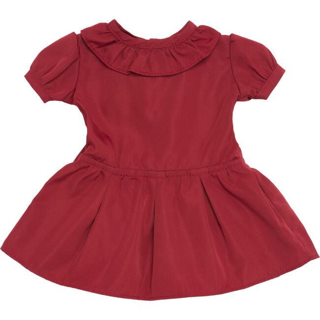 Blake Taffeta Doll Dress with Back Bow, Scarlett Red - Doll Accessories - 1