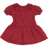 Blake Taffeta Doll Dress with Back Bow, Scarlett Red - Doll Accessories - 1 - thumbnail