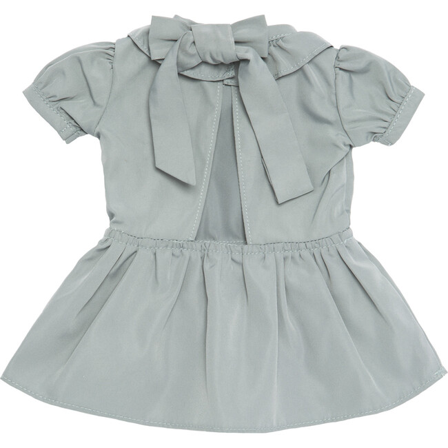 Blake Taffeta Doll Dress with Back Bow, Slate Blue - Doll Accessories - 3