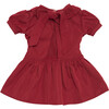 Blake Taffeta Doll Dress with Back Bow, Scarlett Red - Doll Accessories - 3