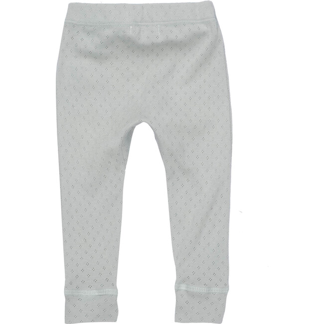 Baby Ricki Pant, Dusty Blue Pointelle