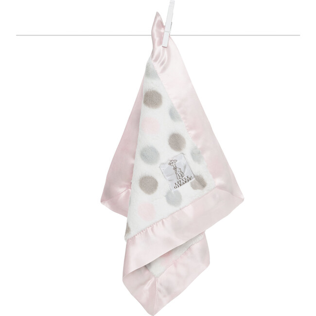 Luxe Dot Baby Blanky, Pink