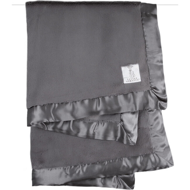 Luxe Baby Blanket, Charcoal