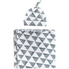 Bamboo Swaddle & Hat Set, Triangles - Mixed Accessories Set - 1 - thumbnail