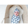 Bamboo Swaddle & Hat Set, Triangles - Mixed Accessories Set - 2