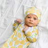 Bamboo Swaddle & Hat Set, Lemons - Mixed Accessories Set - 2