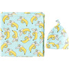 Bamboo Swaddle & Hat Set, Banana Print - Mixed Accessories Set - 1 - thumbnail