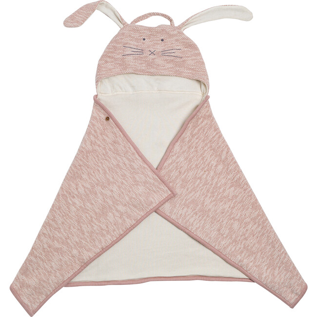 Organic Cotton Kids Travel Blanket, Bunny - Blankets - 1