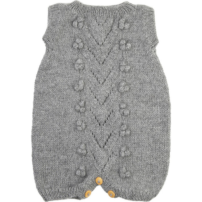 Knitted Romper, Gray