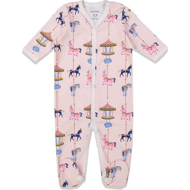 *Exclusive* Infant Carousel Footie Pajamas, Lollipop - Onesies - 1