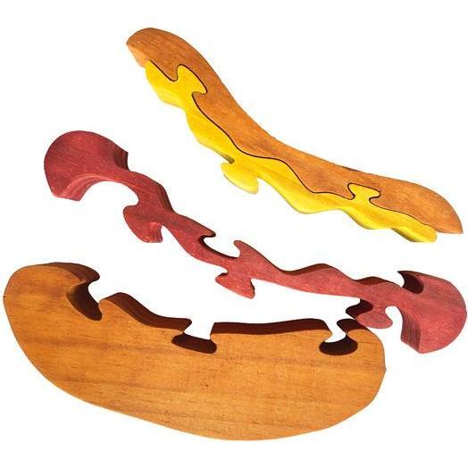 Hotdog Wooden Puzzle - Puzzles - 1