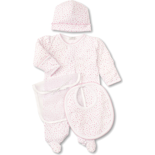 Sweethearts Gift set, White & Pink - Kissy Kissy Tops | Maisonette
