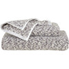 Space Dye Terry Washcloth, Light Grey - Towels - 2