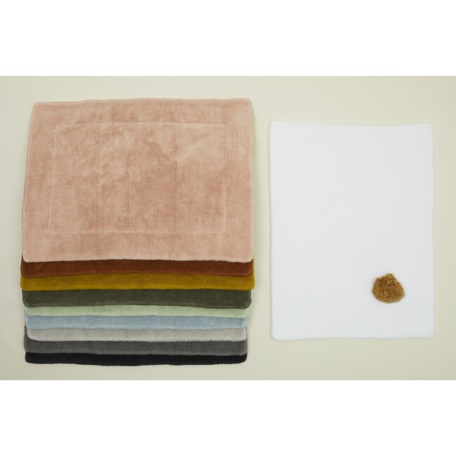 Simple Terry Bath Mat, Olive