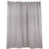 Simple Waffle Shower Curtain, Light Grey - Tubs - 1 - thumbnail