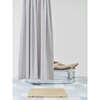 Simple Waffle Shower Curtain, Light Grey - Tubs - 2