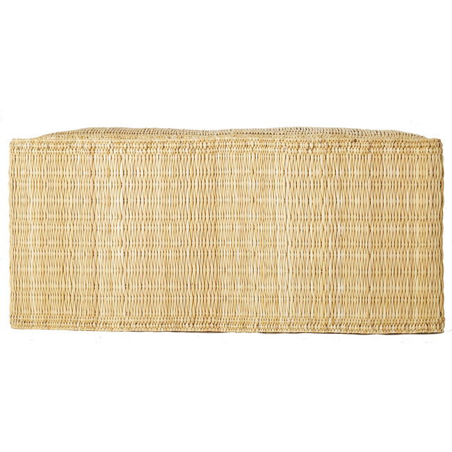 Woven Reed & Wood Bench, Natural - Accent Seating - 1