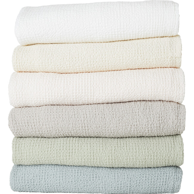 Waffle Cotton Lightweight Blanket, Petal - Blankets - 3