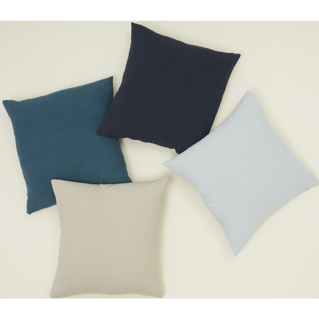 Simple Linen Decorative Pillow, Sky - Decorative Pillows - 2