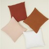 Simple Linen Decorative Pillow, Rust - Decorative Pillows - 2