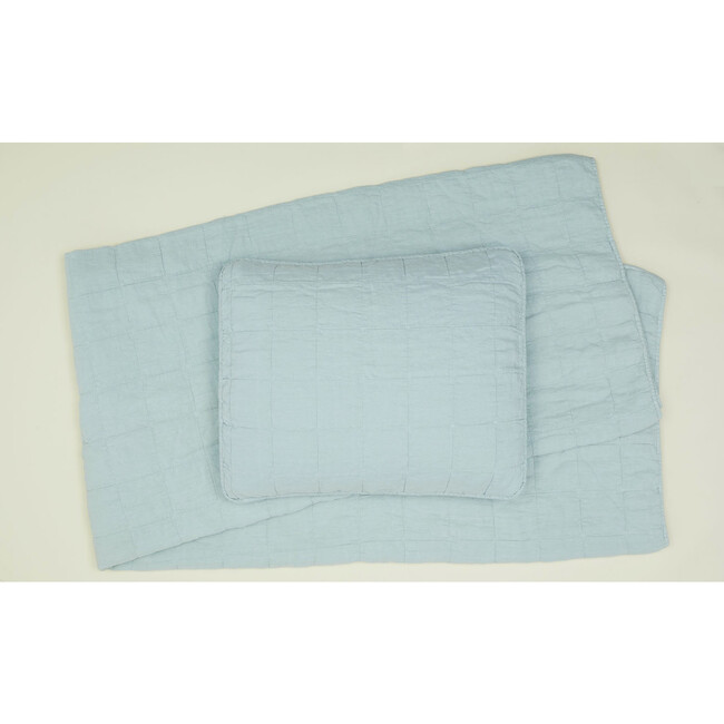 Simple Linen Quilt, Sky