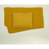 Simple Linen Quilt, Mustard - Quilts - 2