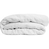 Simple Linen Quilt, White - Quilts - 1 - thumbnail