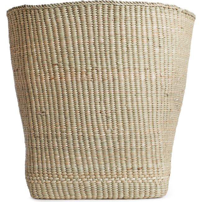 Woven Grass Tall Basket, Natural - Storage - 1