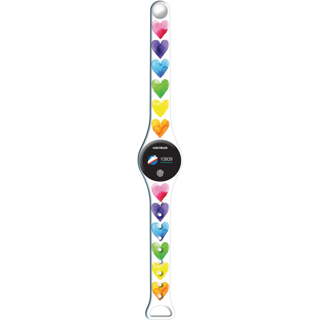 Move 2 Kids Activity Watch, Watercolor Hearts