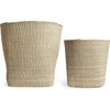 Woven Grass Tall Basket, Natural - Storage - 3