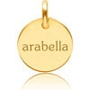 Engravable Gold Circle - Pendants - 3