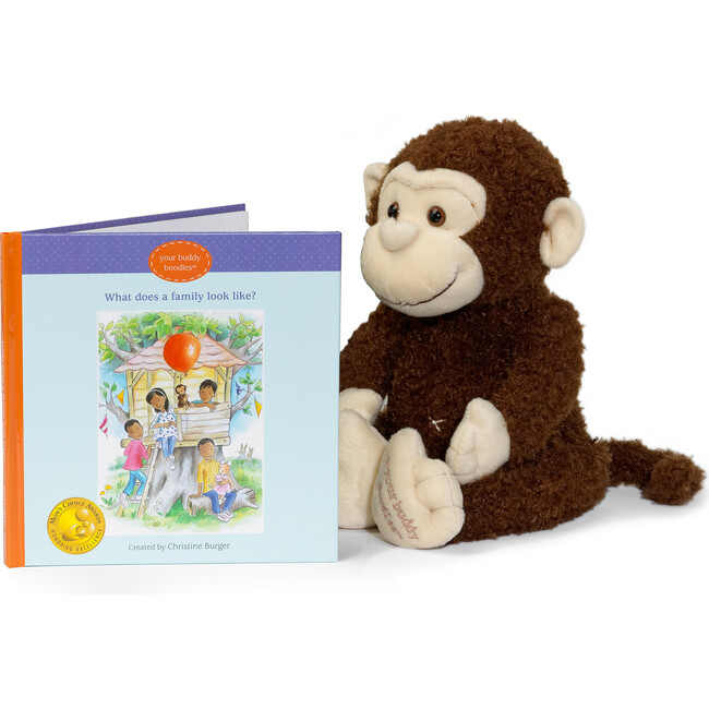 Boodles Plush Toy & What Does a Family Look? Like Book