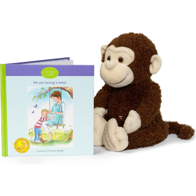 Boodles Plush Toy & We Are Having a Baby! Book
