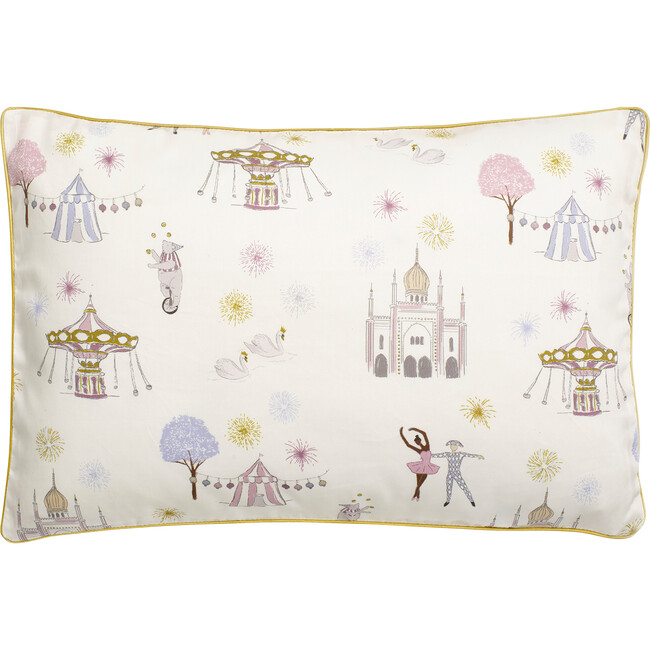 Adventures in Wonderland Toddler Pillow, Rose Multi - Decorative Pillows - 1