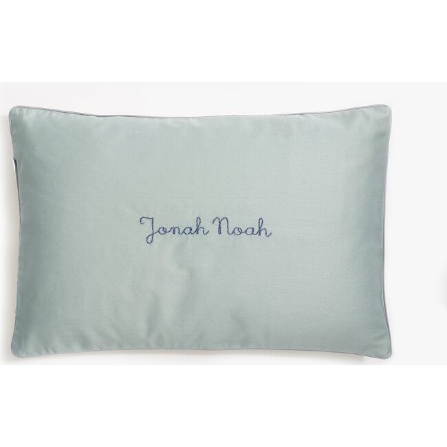 Adventures in Wonderland Toddler Pillow, Aqua - Pillows - 3