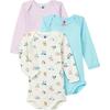 Set Of Three Bodysuits, Pastel - Rompers - 1 - thumbnail