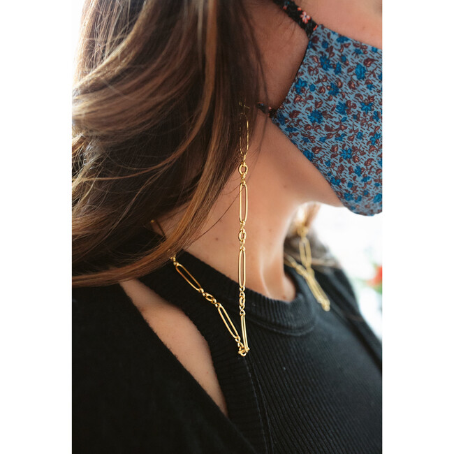 Sunshine Mask Chain, Gold