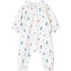 Laetitia Jumpsuit Floral Print, Cream - Jumpsuits - 1 - thumbnail
