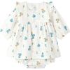 Ladivine Dress With Bloomers Floral Print, Cream - Dresses - 2