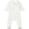 Ladico Pajamas With Feet, Blue Night Sky Print - Pajamas - 1 - thumbnail