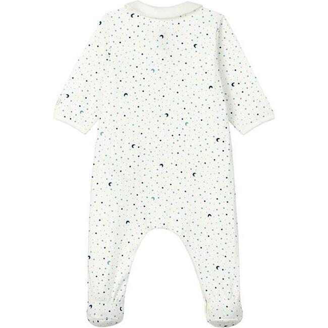 Ladico Pajamas With Feet, Blue Night Sky Print - Pajamas - 2